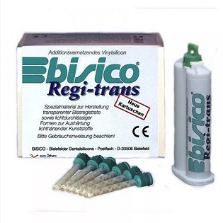 Бисико Regi-trans материал для регистрации прикуса /3 шт. х 50 мл. + 18 смесителей/