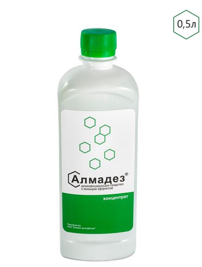 Алмадез концентрат дезинфицирующее средство с моющим эффектом - 0.5 л.