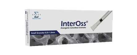 Гранулы InterOss для костной пластики 0.25-1 мм. в шприце - 0.5 см3 крошка