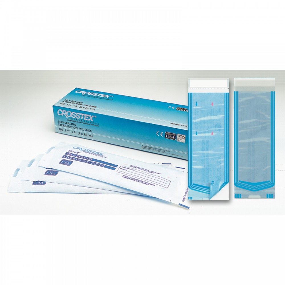 Пакеты для стерилизации самозапечатывающие с индикатором /190 х 330 мм./ - 200 шт.
