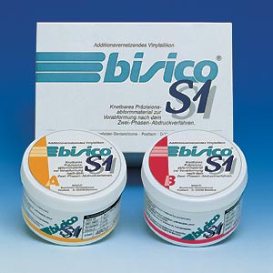 Бисико S1 базовый высокоточный материал для техники «двойного оттиска» (960 гр. + 640 мл.)
