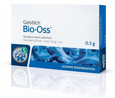 БИО-ОСС Bio-Oss spongiosa гранулы 0.25 - 1 мм. - 0.5 гр. S