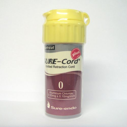 Ретракционная нить Sure Cord Plus из микрофибры, пропитанная гидрохлоридом алюминия №0