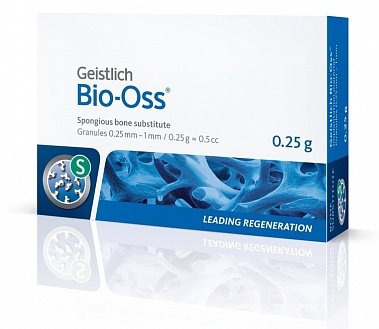 БИО-ОСС Bio-Oss spongiosa гранулы 0.25 - 1 мм. - 0.25 гр. S