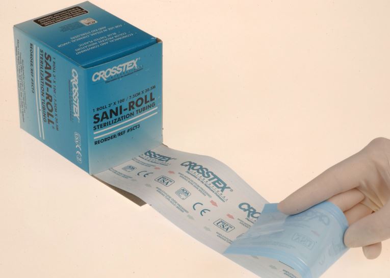 Рулон для стерилизации Sani-Roll с индикатором, бумага-пластик (10 см. х 30 м.)