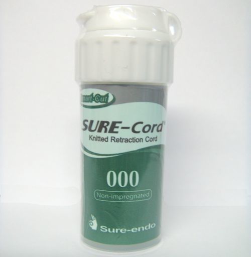 Ретракционная нить Sure Cord-M без пропитки, вязанная из микрофибры №000