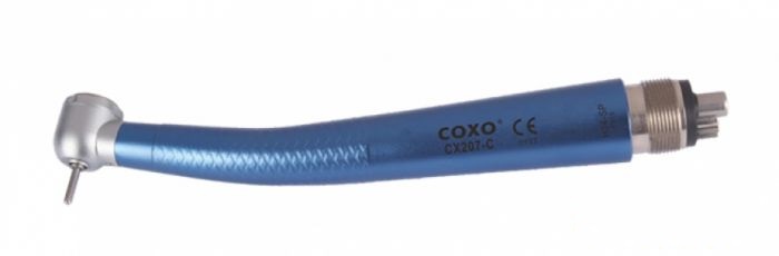 Наконечник турбинный CX207C1-4SP ортопедическая головка/4-х канальный/одноточечный спрей/без оптики