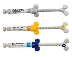 ЕсКом100 B2 EsCom 100 светоотверждаемый пакуемый наногибридный композит - 4 гр.