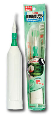 Электрическая звуковая зубная щетка Hapica Interbrush DBP-1W для брекетов