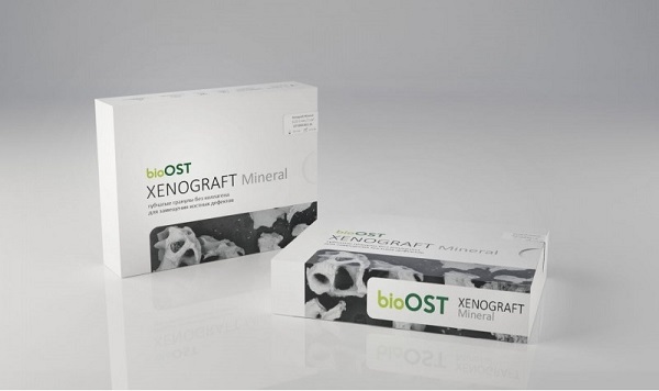 БиоОСТ bioOST XENOGRAFT Mineral гранулы без коллагена 0.25-1 мм. - 1 см3 крошка