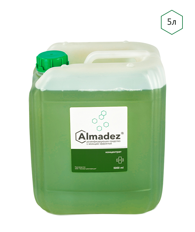 Алмадез концентрат дезинфицирующее средство с моющим эффектом - 5 л.