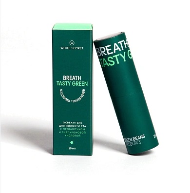 Дентальный парфюм White Secret Breath tasty green