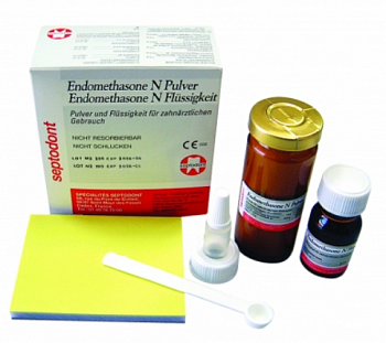Эндометазон N набор Endomethasone N препарат на основе дексаметазона Septodont 14 гр. + 10 мл.