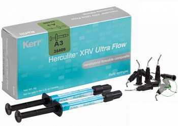 Геркулайт Herculite XRV Ultra Flow A2 текучий композит светового отверждения Kerr 2 г. - 2 шт.