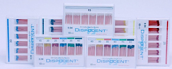 Гуттаперчевые штифты №15 Dispodent - 120 шт.