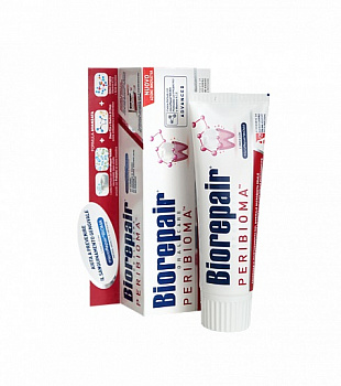 Зубная паста Biorepair Plus Peribioma для чувствительных зубов и дёсен, 75 мл.