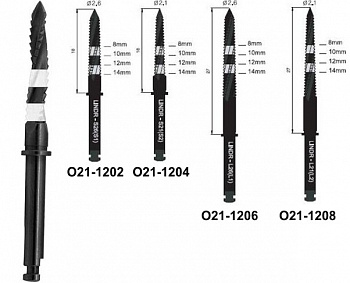 Бор Lindemann LLL26, хирургический, твердосплавный.d-2,6mm, L-27mm, градуировка 8-10-12-14mm.