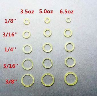 Резиновая тяга Бурундук 3.5 oz /100 гр./ 1/8" /3.18 мм./ средне-сильная цветная